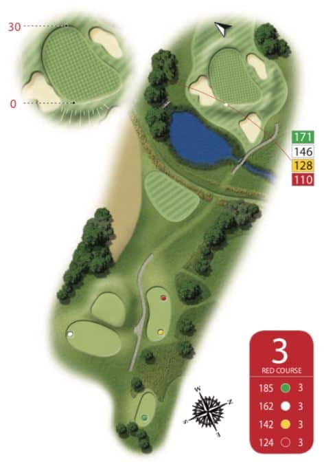 Cumberwell Red Course Hole 3