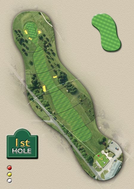 Kingsdown Golf Course Hole 1
