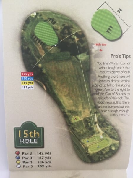 Ogbourne Downs Hole 15 Layout