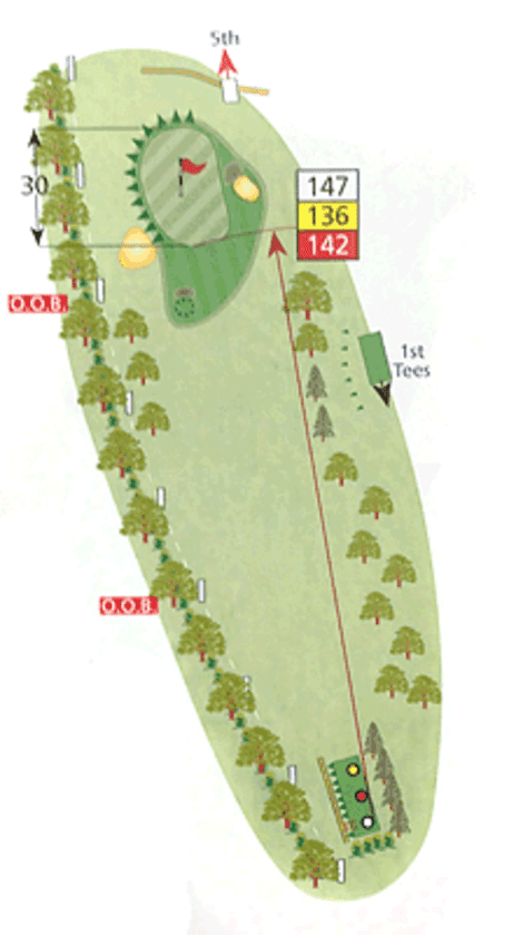 Chippenham Golf Course Hole 4