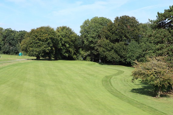 Hole 9 on The Bibury Course at Salisbury & South Wilts Golf Course